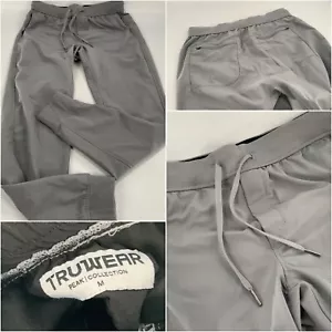 Pantalones Jogger Truwear Peak Collection Para Hombre’s M Gris Poli Moto Bolsillos YGI A3-152 - Imagen 1 de 9