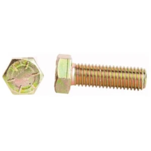 3/8"-16 x 3/4" Grade 8 Yellow Zinc Finish Hex Cap Screw - 50 Pack - Picture 1 of 1
