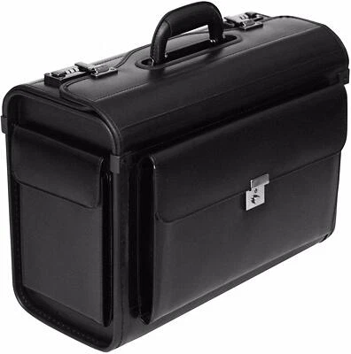 New Executive Flight Pilot Case Business Laptop Travel Work Cabin Bag Briefcase  - Image 1 of 4