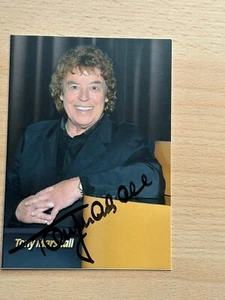 Tarjeta de autógrafo Tony Marshall original firmada #7946 - Imagen 1 de 1