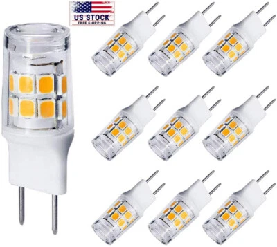 10X Mini G8 LED Bulb 110V 3W Replace 20W 30W Halogen Lamp Light Chandelier Bulbs - Image 1 of 4