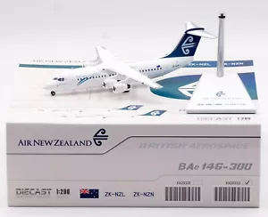 JC Wings 1:200 Air New Zealand Aerospace BAe-146 modellino aereo pressofuso ZK-NZN - Foto 1 di 13