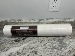 New Allen + Roth Paintable Beadboard Pattern Wallpaper White Pre pasted 56 Sq - Picture 1 of 3