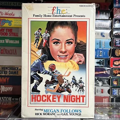 Hockey Night 1984 VHS Big Box Rick Moranis Megan Follows Coming of Age Drama - Image 1 of 4