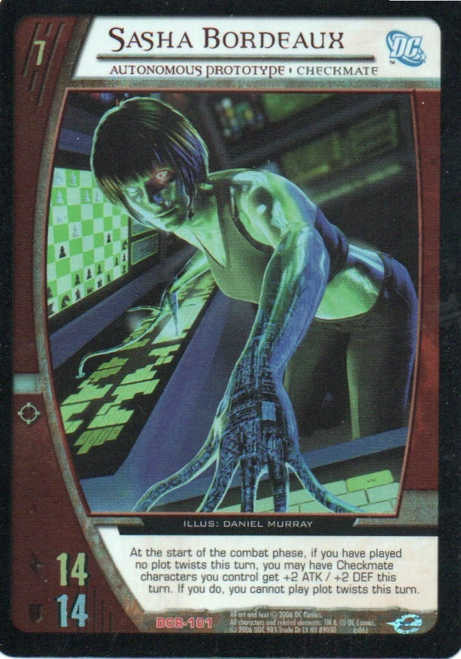 Marvel VS CCG - Sasha Bordeaux #101 Promo Foil - Image 1 of 1