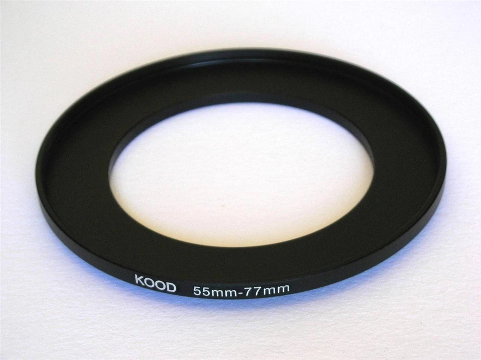STEP UP ADAPTER 55MM-77MM STEPPING RING 55MM TO 77MM 55-77 FILTER ADAPTER - Image 1 of 1