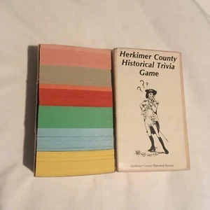 Vintage 1986 Herkimer County NY Historical Trivia Game Rare - Picture 1 of 1