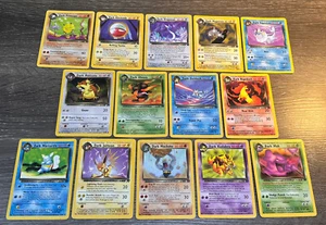 Rare Team Rocket pokemon cards - 14 different pokemon in good condition - Picture 1 of 9