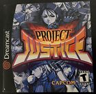 PROJECT JUSTICE - MANUAL ONLY:  No Game -  SEGA DREAMCAST