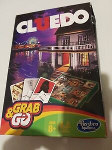 Hasbro Cluedo Grab And Go Game  For 3 - 6 Players Ages 8+ Travel Edition
