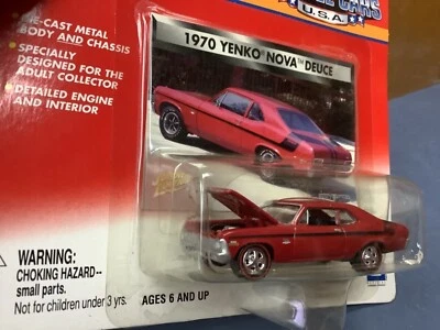 1970 Chevy Nova Yenco deuce JOHNNY LIGHTNING JL 1/64 muscle cars 2005 - Imagem 1 de 3