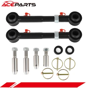 Swaybar Quicker Disconnect System Fits 2007-18 Wrangler JK JKU Front Adjustable - Picture 1 of 3