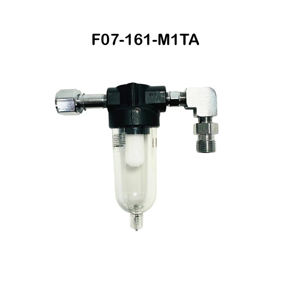 Filtro Norgren F07-161-M1TA, puerto PTF 1/8", policarbonato, manual, 5um, 150 psi Foto 1 de 4