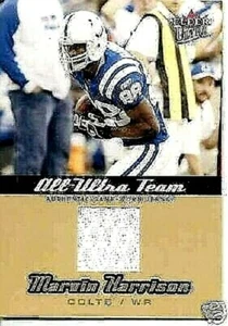 CAMISETA USADA MARVIN HARRISON 2005 FLEER ULTRA "ALL-ULTRA TEAM" JUEGO - Imagen 1 de 1
