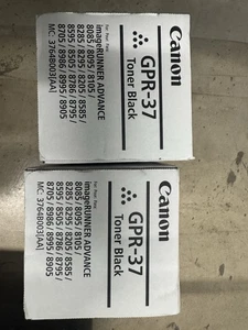 Czarny toner Canon GPR-37 - oryginalny - fabrycznie zapieczętowany - Zdjęcie 1 z 2