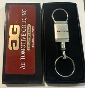 VOLVO Llavero Cromo Aluminio PLATA Valet Llavero NUEVO EN CAJA - Imagen 1 de 2