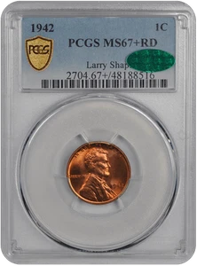 1942 Lincoln PCGS (CAC) RD 67+ - Picture 1 of 4