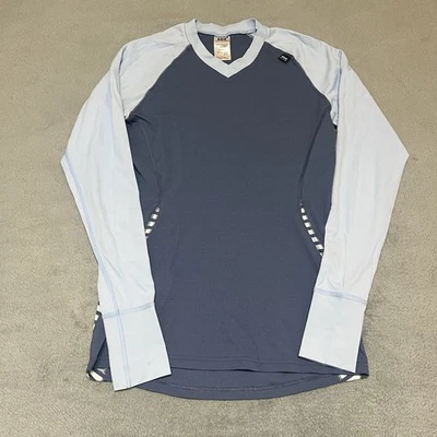Camisa Helly Hansen Mujer Manga Larga Capa Base Entrenamiento 100% Azul Propileno M Foto 1 de 4