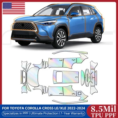 2022-2024 Toyota Corolla Cross LE XLE Full Car PPF Precut Paint Protection Film - Image 1 of 4