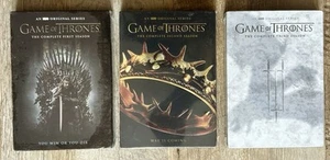 NEW Game Of Thrones HBO Complete First, Second, Third Seasons 1,2,3 DVD - Picture 1 of 7