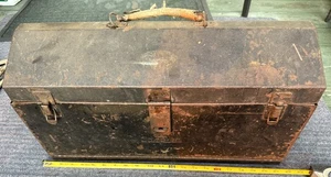 Vintage SNAP ON 21" MACHINISTS, MECHANICS 2 DRAWER TOOL BOX WITH 2 TRAYS Toolbox - Picture 1 of 10