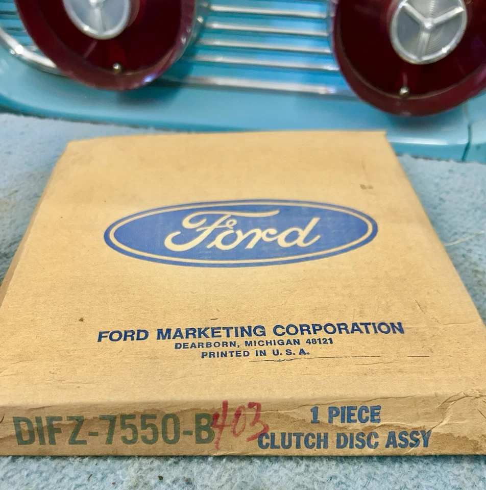 MONTAJE PLACA EMBRAGUE FORD D1FZ-7550-B 1971-80 PINTO BOBCAT NUEVO DE STOCK Foto 1 de 4