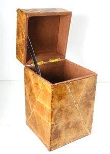 Bolas Philippines Decoupage Large Leaf Box Vintage c.1979 - Picture 1 of 8