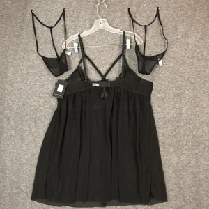 Moda Nova The Great Escape Babydoll Lencería Conjunto Mujer 3X Encaje Malla Talla Grande - Imagen 1 de 13