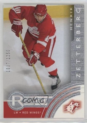 2001-02 SPx Rookie Redemptions Prizes /1250 Henrik Zetterberg #R11 - Image 1 of 2