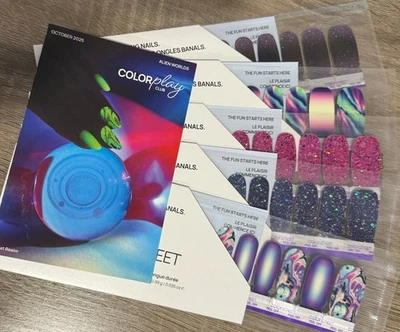 Color Street Nail Strips ~ Color Play Alien Worlds  ~ Astral Glow, Next Realm + - Image 1 of 4