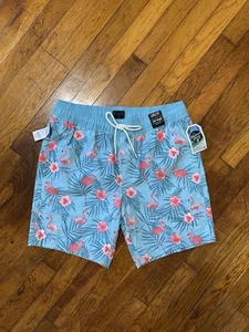 NEW Valor Hawaiian Flamingo Swim Trunks Beach Size Medium - Picture 1 of 5