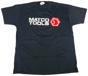 Vintage Y2K Matco Tools Herren T-Shirt Large Tool Logo schwarz Racing neu ohne Etikett - Bild 1 von 6