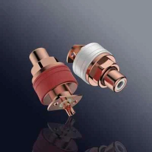 4pcs Viborg Hi-End Pure Copper RCA Jack Socket HiFi Audio RCA Female Terminal - Picture 1 of 12