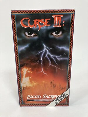 Curse III: Blood Sacrifice VHS Promo copy 1990 Sci-Fi Very Rare HTF 90s - Image 1 of 4