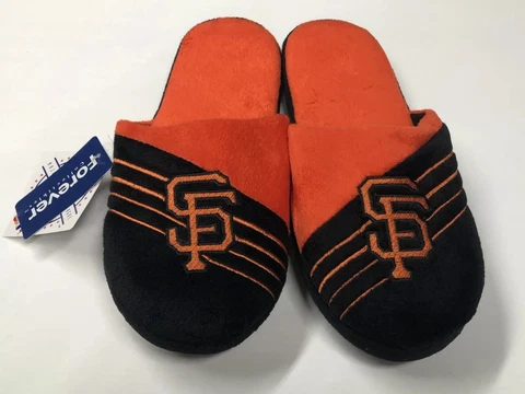 MLB San Francisco Giants Men's Slippers - Blue - Sizes 7-14 Cover