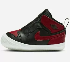 Air Jordan 1 Retro OG Crib Bootie AT3745-023 Banned Chicago I Bred Red High QS - Picture 1 of 2