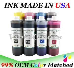 8 Pint for HP70 ink MK PK C M Y LC LM LG C9448A-49A C9451A-55A C9390A FOR Z2100 - Picture 1 of 9