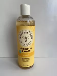 Burts Bees Baby Bee Shampoo & Wash - Original 12oz Bottles No Tears - Picture 1 of 3
