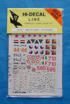 Hi-Decal 1/72 Mikoyan MiG-27 / MiG-23BN Flogger Decal - Image 1 of 4