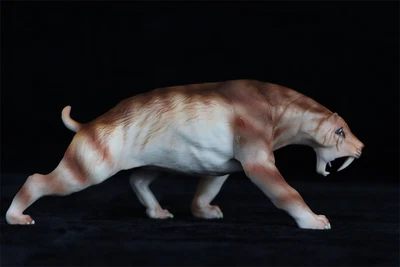 Smilodon Populator Model Animal Action Figure Collection Tiger Decor Gift Toy - Image 1 of 4