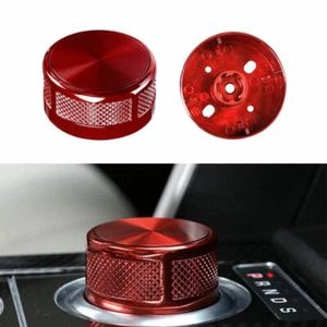 Red Zinc Alloy SV Middle Gear Shift Knob Cover 1PC Fit For Land Rover 2013-2016 - Picture 1 of 6