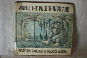 WHERE THE WILD THINGS ARE Sendak 1st Edition 1963 Library Harper Crest - Picture 1 of 7