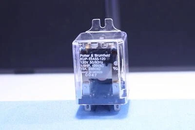 POTTER & BRUMFIELD KUP-11A55-120 Power Relay, DPDT, 120 VAC, 10 A SKU 223682 - Image 1 of 4