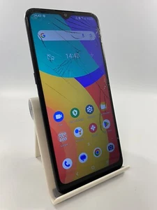 Alcatel 1s 2021 Blue Unlocked 32GB 6.52" 13MP 3GB RAM Android Smartphone Cracked - Picture 1 of 13