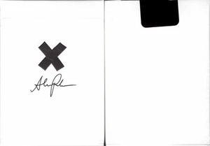 X Deck Signature White Playing Cards Poker Size Deck USPCC Custom Limited New - Picture 1 of 7