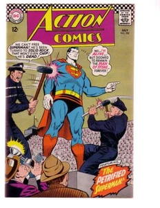 ACTION COMICS #352 1967-SUPERMAN-PETRIFIED SUPERMAN!!! VF - Picture 1 of 1