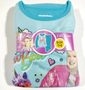 JOJO Siwa Pajamas Girls Medium 7-8 Long Sleeve Shirt Pant PJ Gift Set Sleepwear - Picture 1 of 3