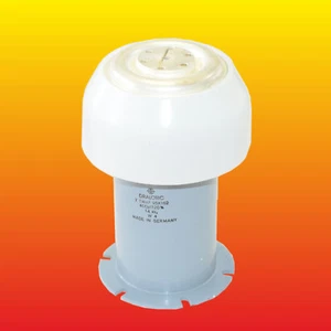 400 pF 14 kV WATER COOLED DRALORIC (VISHAY) HIGH VOLTAGE CAPACITOR TWXF 95X162 - Picture 1 of 6