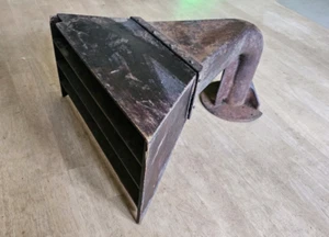 Vintage VICTROLA interner Lautsprecher Horn Gusseisen & Mahagoni - Internal Horn - Bild 1 von 9