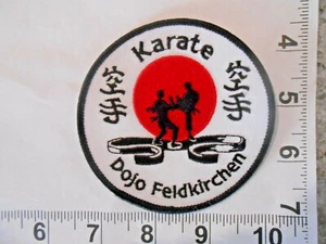 Karate Dojo Feldkirchen Martial Arts Patch free shipping - Picture 1 of 1